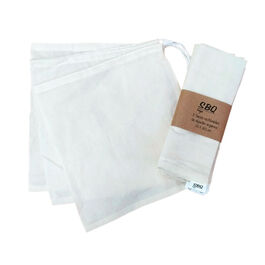 PACK 5 BOLSAS ALGODON ORGANICO