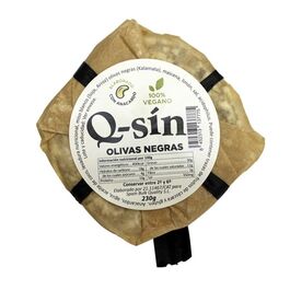 Q-SIN QUESO VEGANO OLIVAS NEGRAS 190 GR